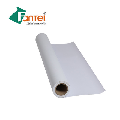Materia prima brillante del Pvc de la cartelera del rollo blanco azulado de la bandera para Flex Banner