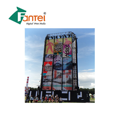 Bandera solvente 230Gram laminado material del PVC de Eco de la prenda impermeable